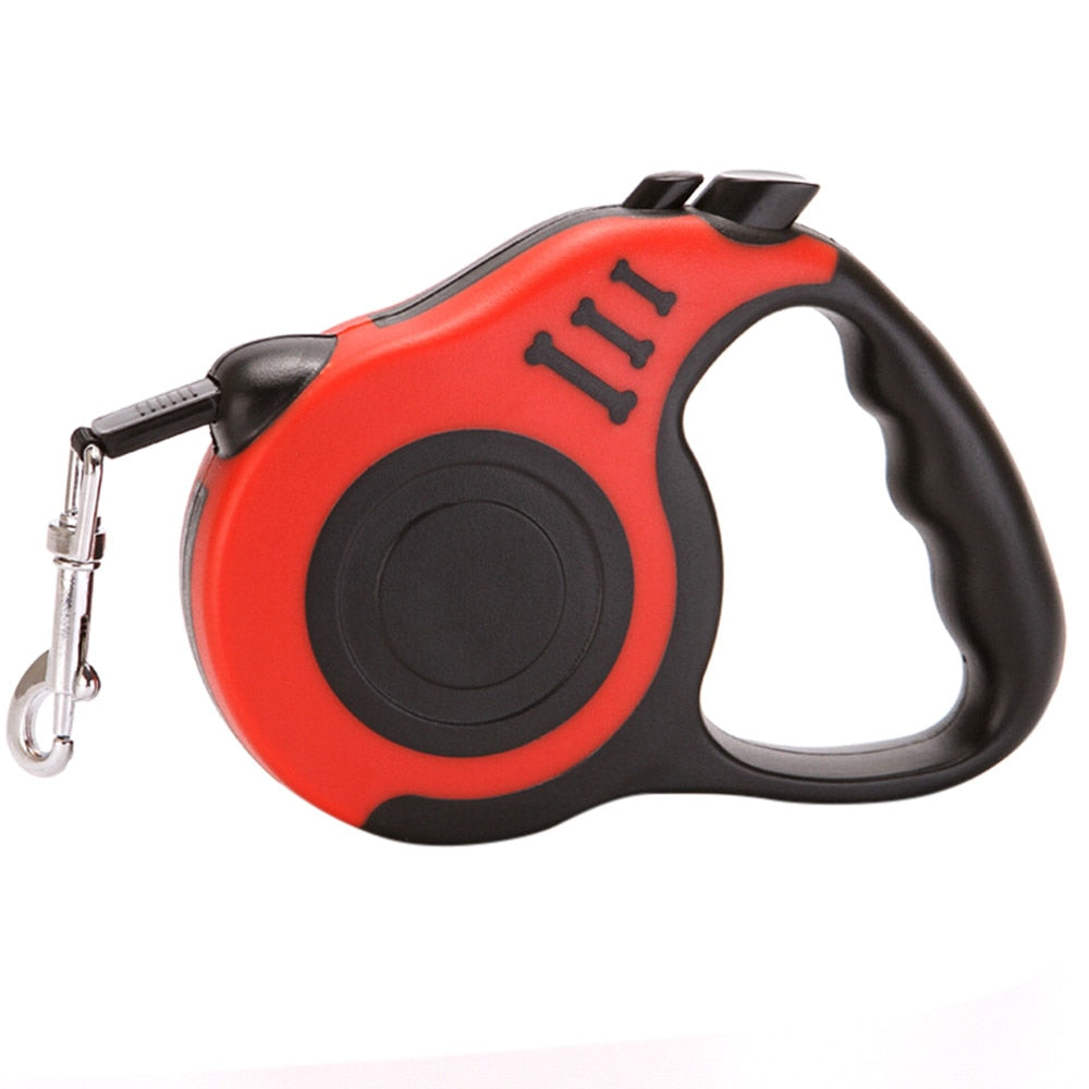 retractable dog leash close view