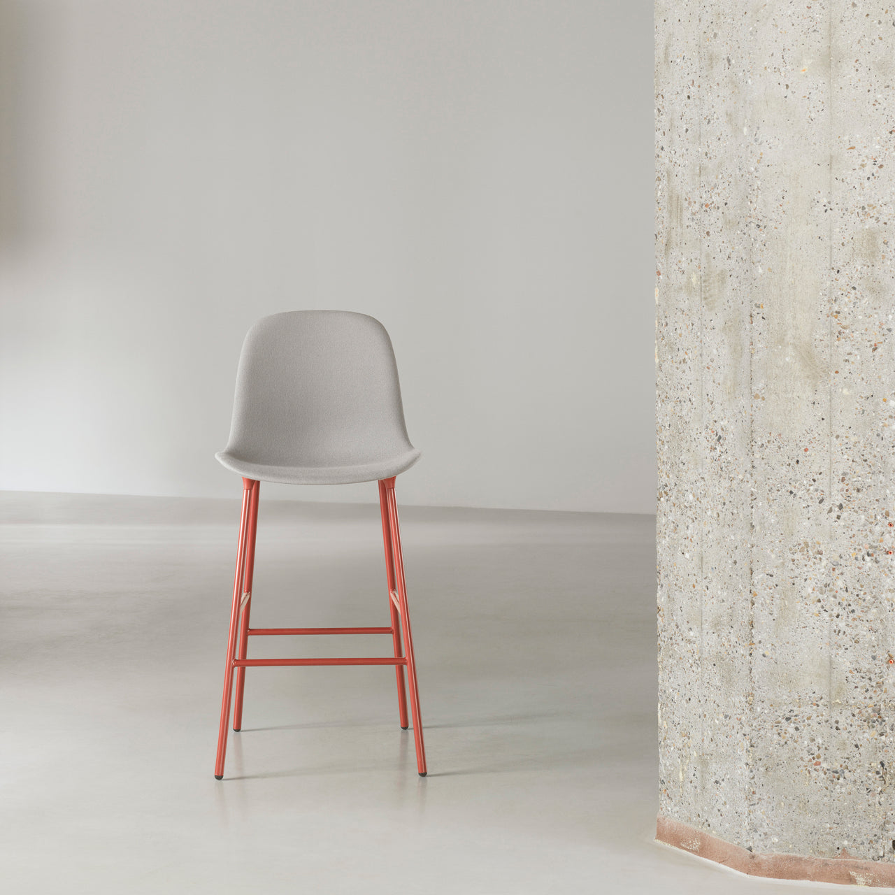 Form Bar Chair: Upholstered