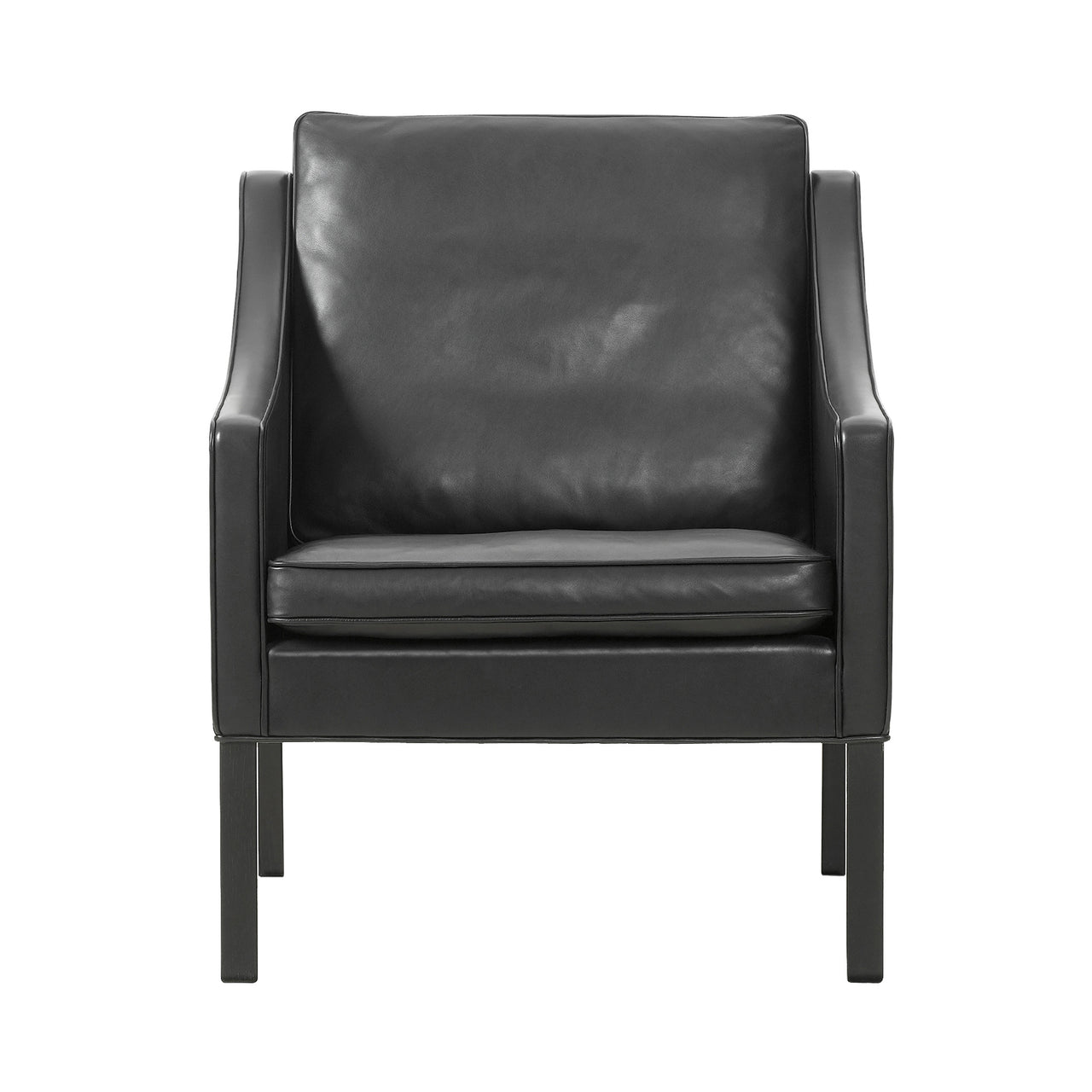 Mogensen 2207 Club Chair: Black Lacquered Oak
