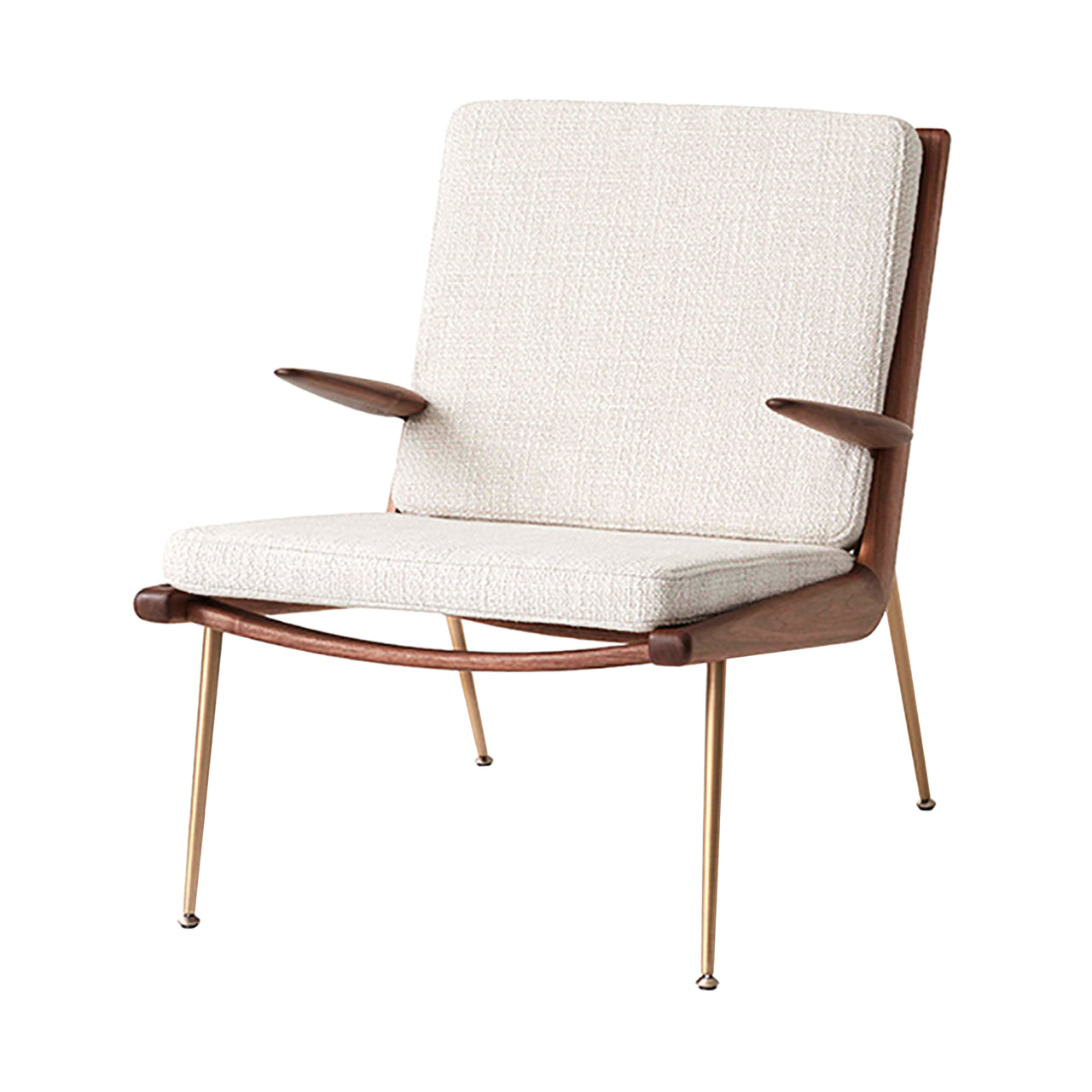 Boomerang Armchair HM2: Oiled Walnut