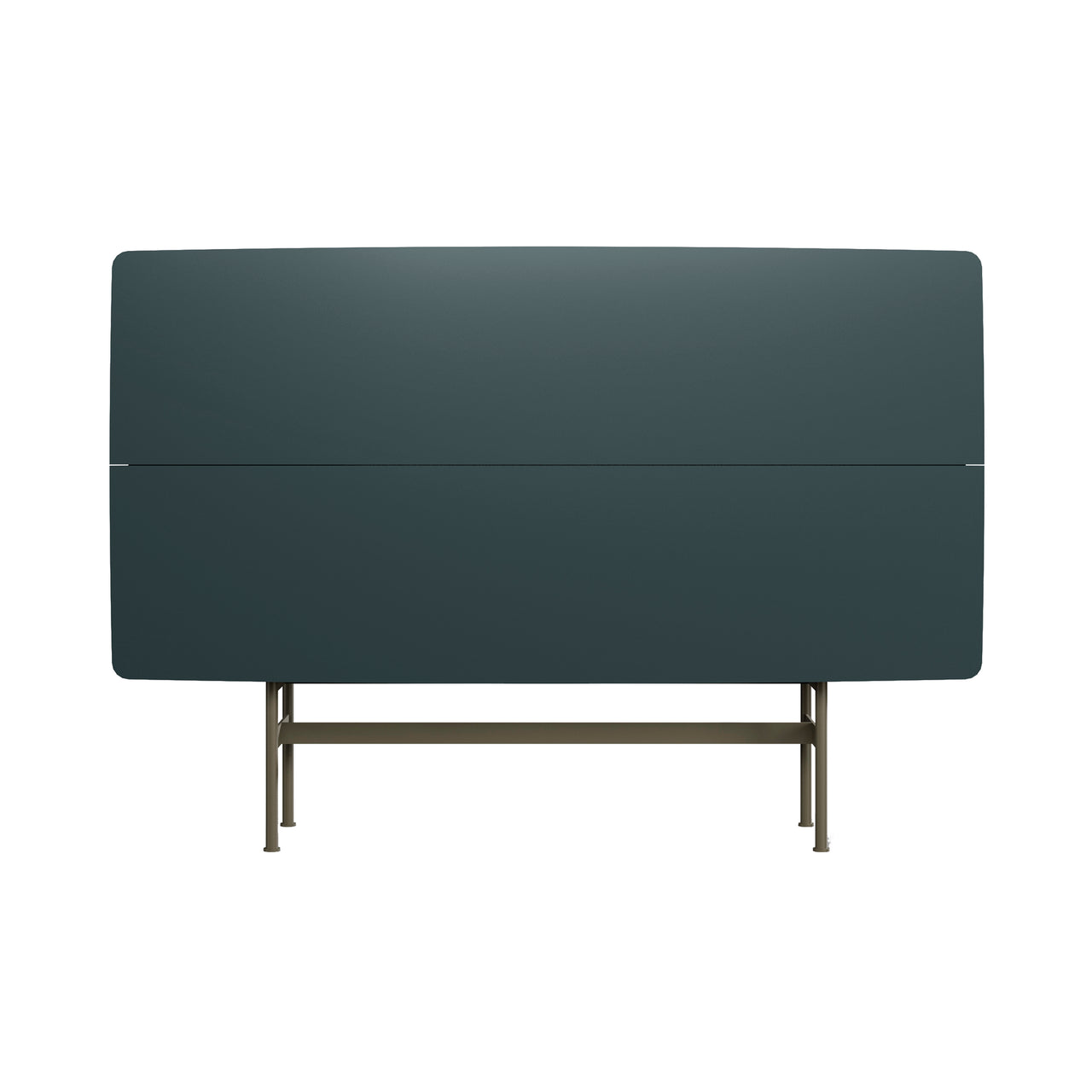 Yee Storage System: Composition C + Satin Grey Blue + Metallic Pewter
