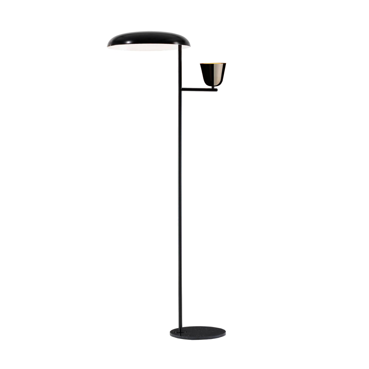 Lightolight Floor Lamp: Black + Black Chrome