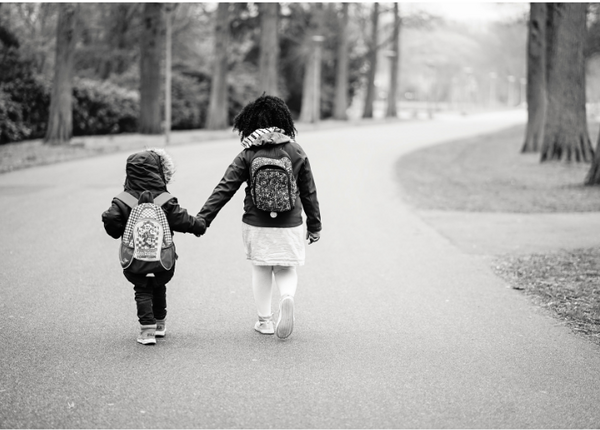 Kids Walking Together