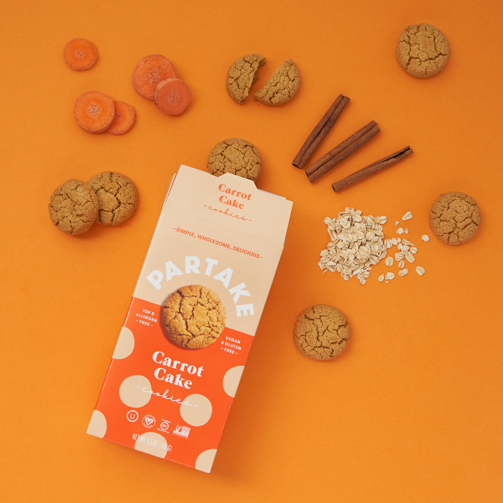 Partake Foods Carrot Cake Cookies