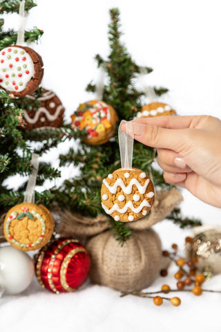 Christmas Tree Cookie Ornaments
