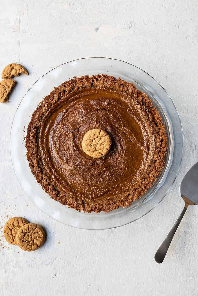 Thanksgiving Dessert Gluten-Free Pumpkin Pie With Partake Cookie Crust Recipe