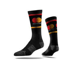Sock - black classic crew printed