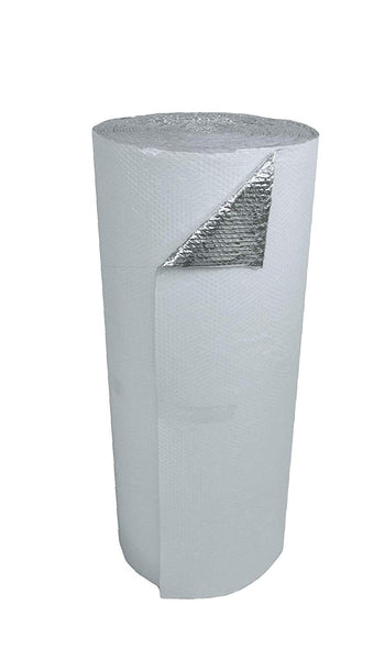 100sqft SOLID White Foam Reflective Vapor Heat Barrier Insulation R7-21 4'x25' 