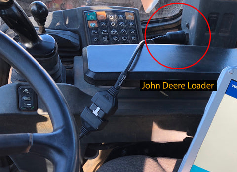 John Deere Loader Cable Connection