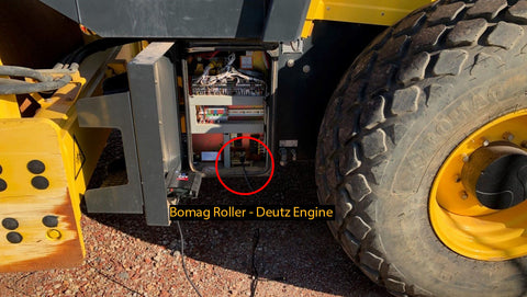 Bomag Roller Cable Connection