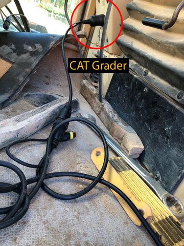 CAT Grader Cable Connection