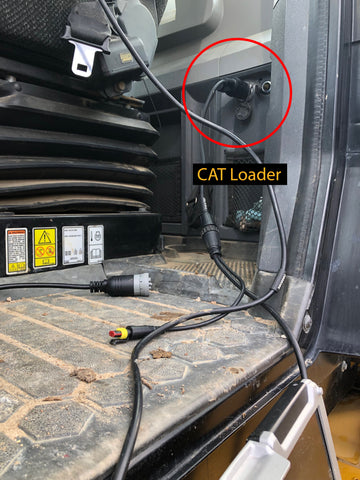 CAT Loader Cable Connection