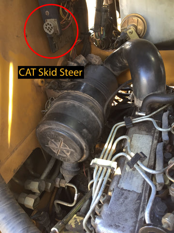 CAT Skid Steer Cable Connection