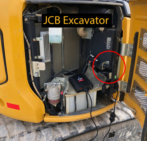 JCB Excavator Cable Connection