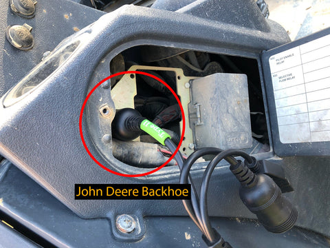 John Deere Backhoe Diagnostic Port