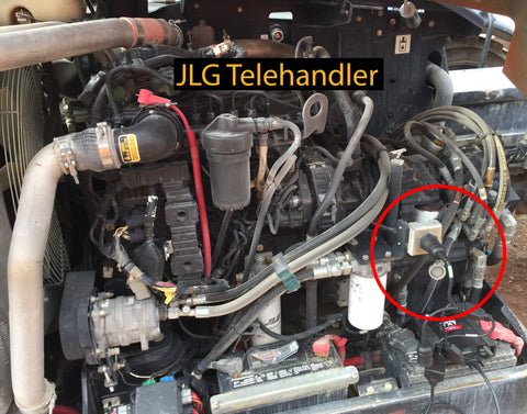 JLG Telehandler Cable Connection