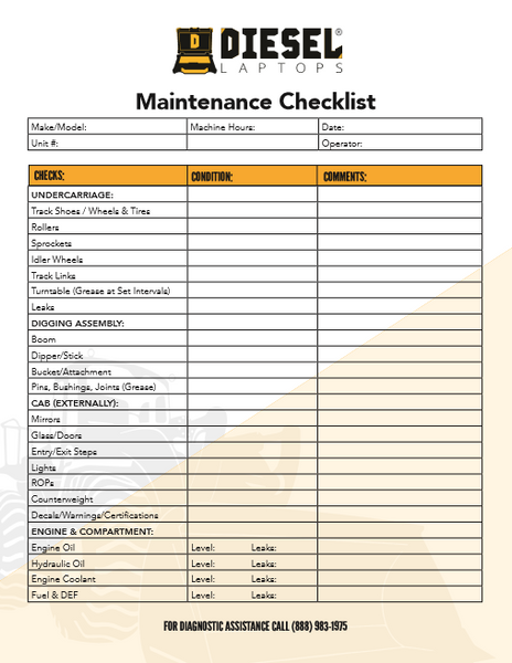 Heavy-Equipment-Maintenance-Checklist