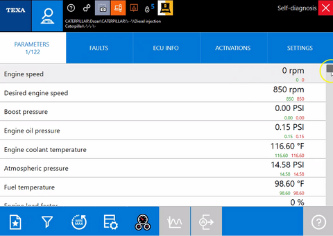 TEXA Live Data