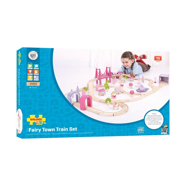 bigjigs fairy town train set