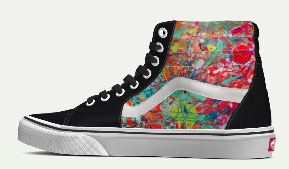 vans high custom