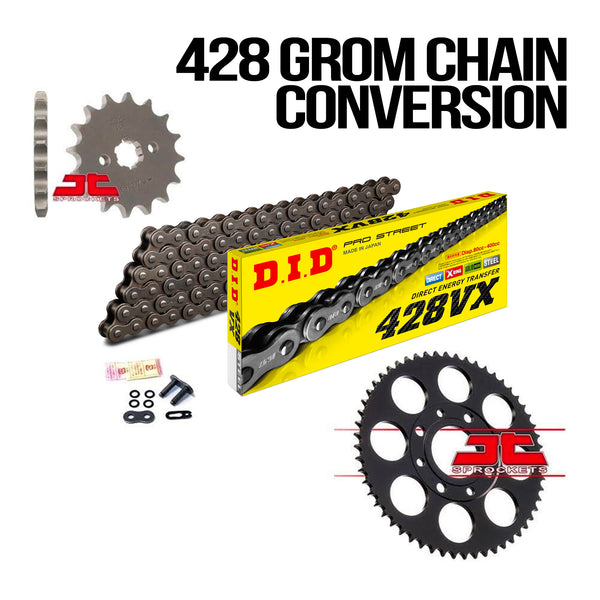 420 JT Sprockets and DID D.I.D Oring Chain Kit Honda Grom 125 MSX125 2013-2018 