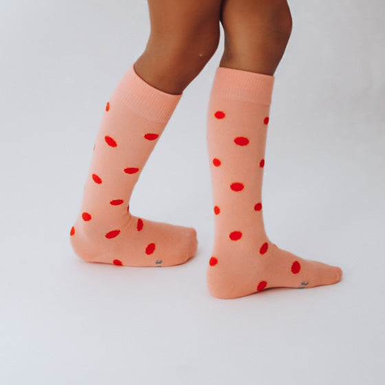 Socks | knee high | polka dot
