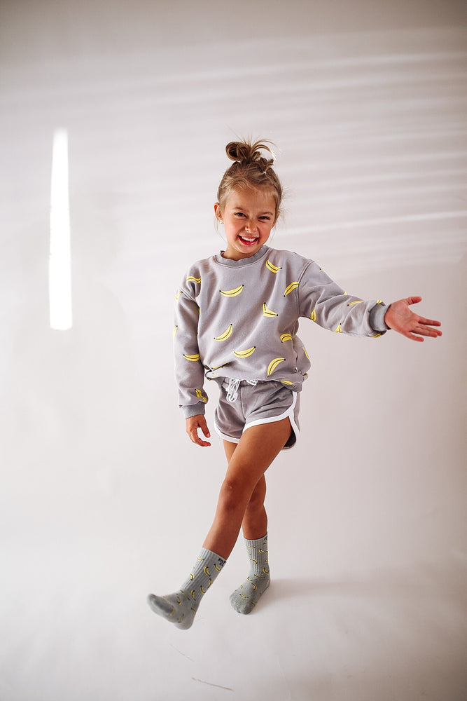 TRACK SHORTS in gray  | KIDS