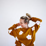 DAISY BLOOM | Drop Shoulder Oversized Pullover | ADULT