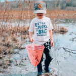 LITTLE DUDES CAN DO BIG THINGS in cosmic blue  | Kids Tee