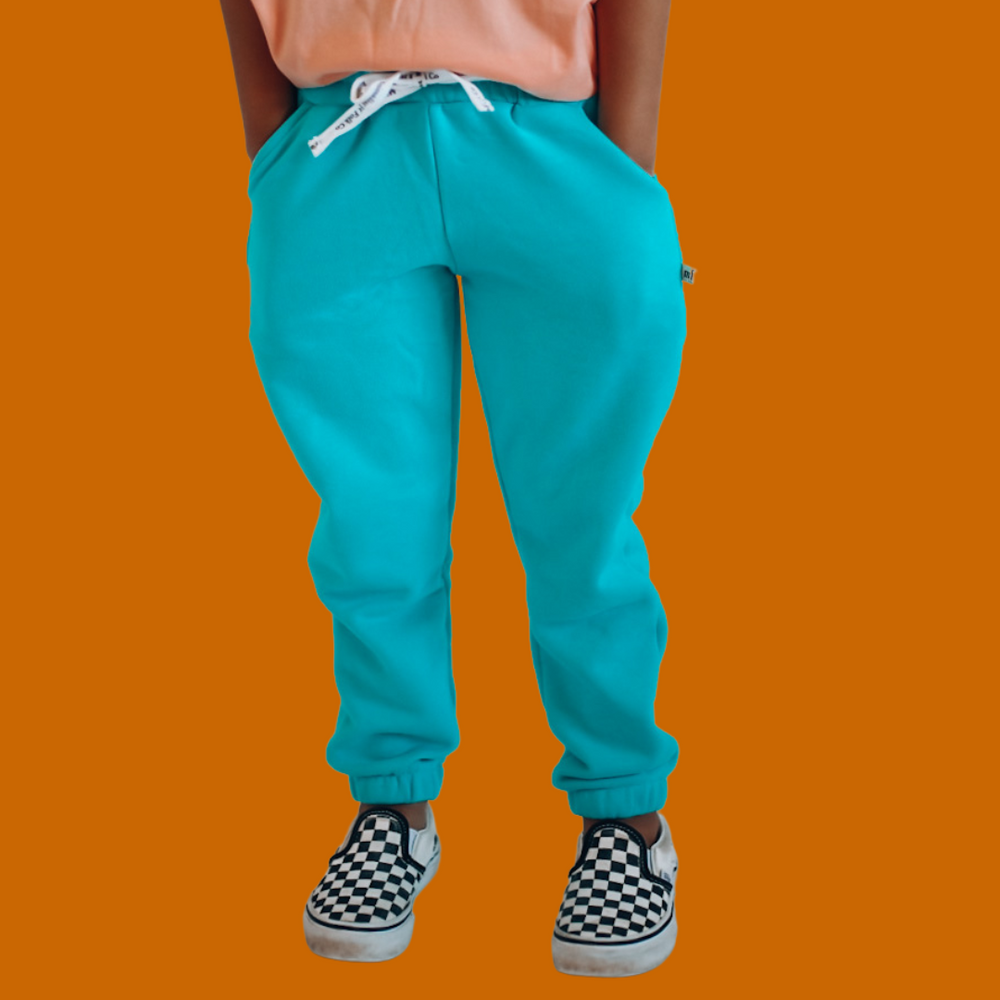 JOGGER in teal  | KIDS