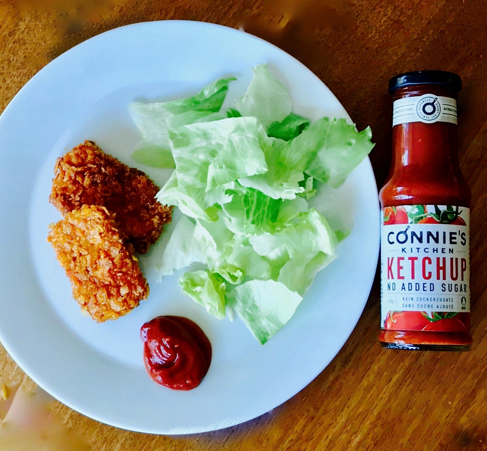 Crispy Tofu Healthy Family Cooking Recipe with Ketchup