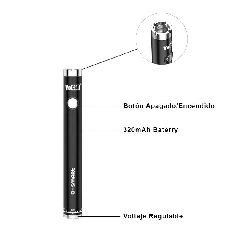 Batería B Smart con cargador de Yocan - Vapemex