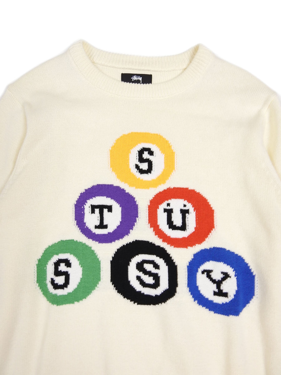 Stussy Billiards Knit Size Small I Miss You MAN