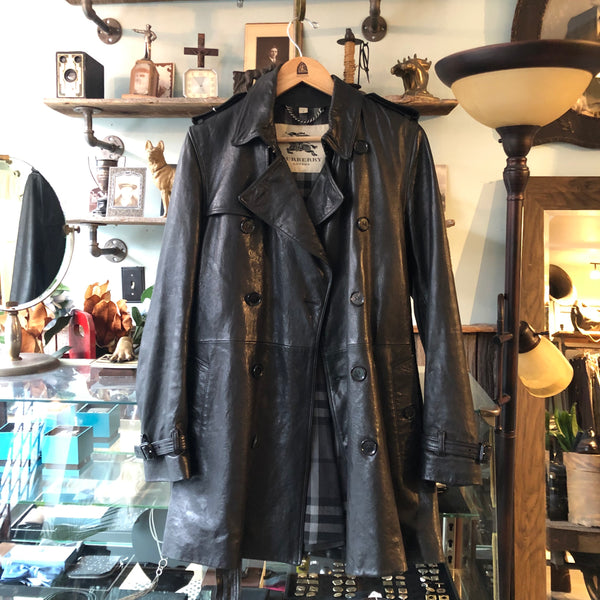 burberry lambskin trench