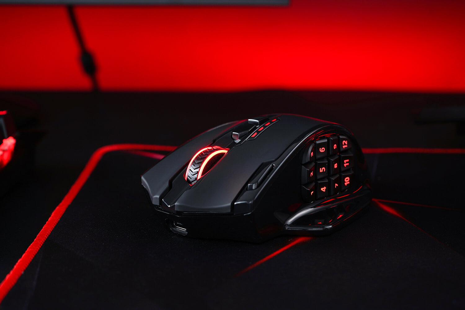 Wireless RGB Gamer Mouse with 20 Programmable Buttons