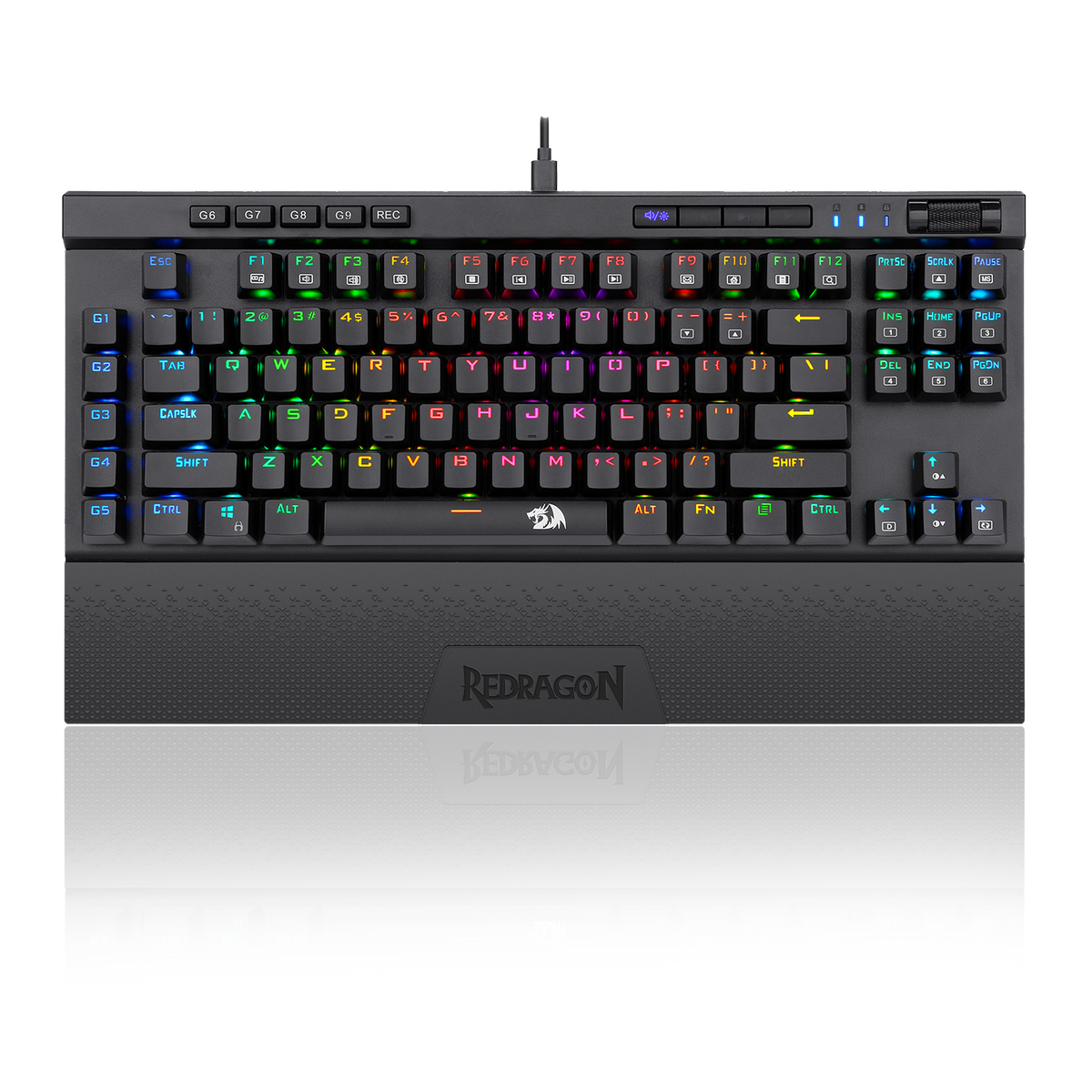 Redragon K587-PRO 87 Keys Compact RGB TKL Mechanical Gaming Keyboard