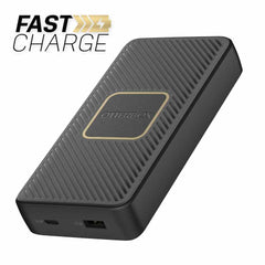 Otterbox Fast Charge Qi Wireless PD Power Bank 15000 mAh (A&C 18W + 10W) Black