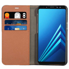 Blu Element 2 in 1 Folio Case Blue/Tan for Samsung Galaxy A8 2018