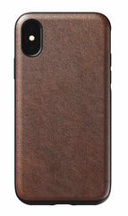 Nomad Rugged Leather Case Rustic Brown for iPhone XS/X