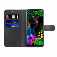 Blu Element 2 in 1 Folio Case Black/Black for LG G8 ThinQ