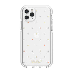 Kate Spade Defensive Hardshell Case Pin Dot Clear for iPhone 11 Pro