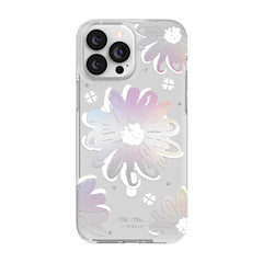 Kate Spade Protective Hardshell Case for MagSafe Daisy Iridescent for iPhone 13 Pro Max/12 Pro Max