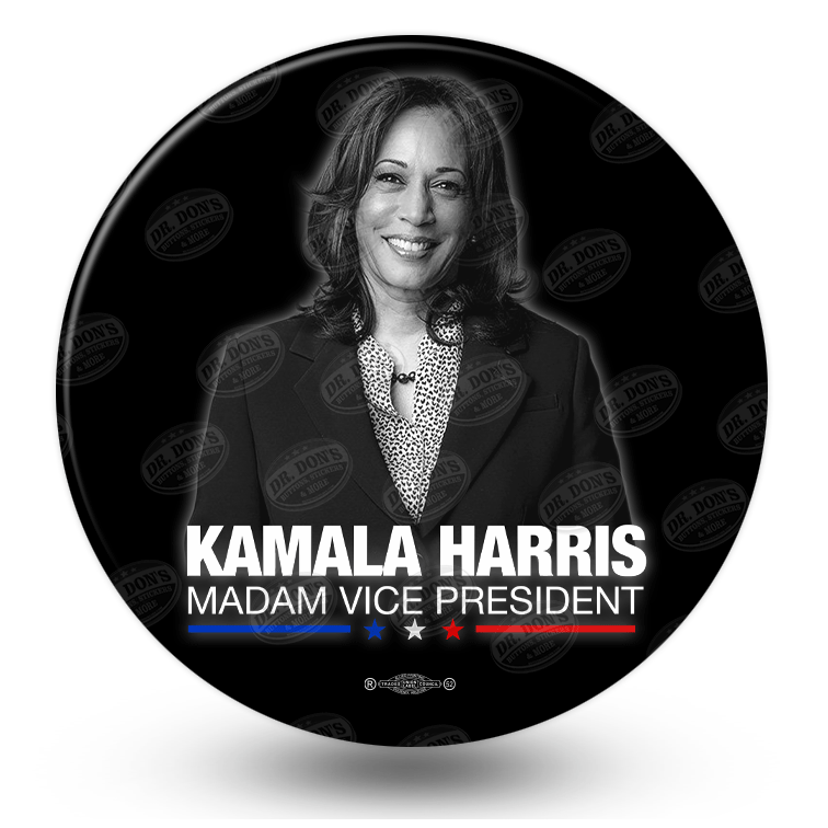 Official Fearless Kamala Harris For President 2020 Pride Pin Pinback Button 