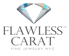 Flawless Carat Light Background Logo