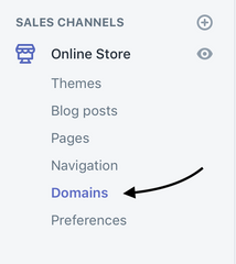 connect your domain with Shopify