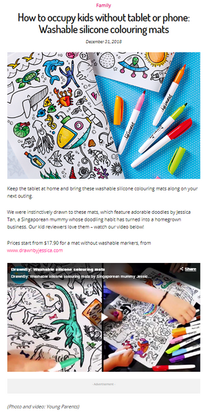 Young Parents Magainze Feature on DrawnBy: