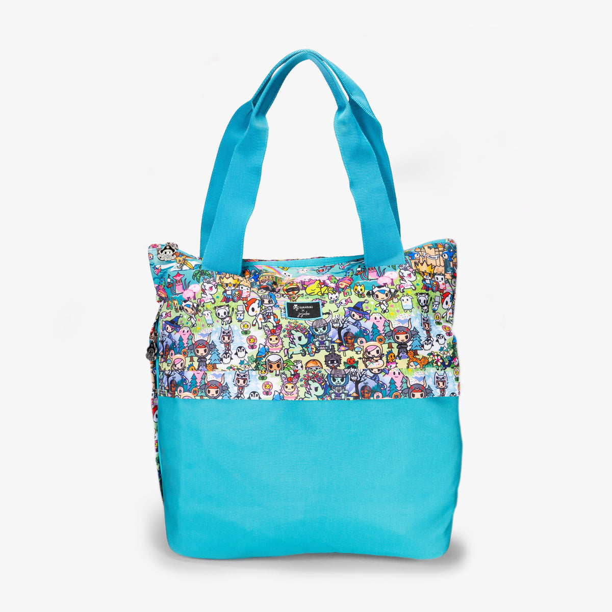 teal tote