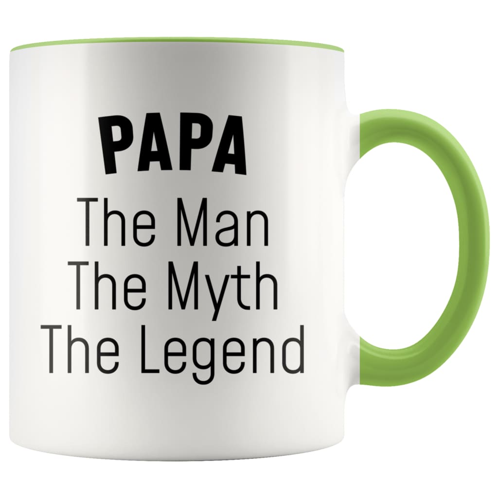 papa the man the myth the legend mug