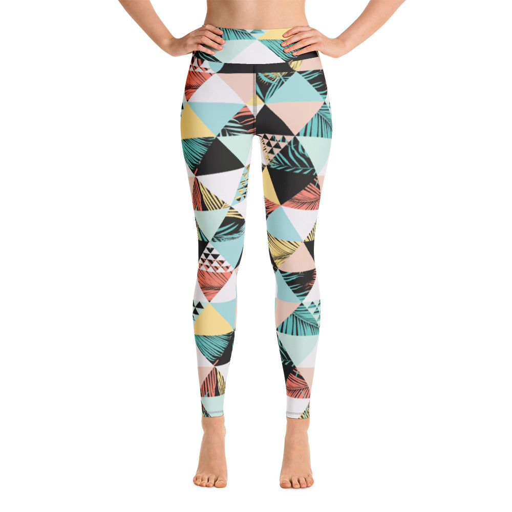 geometric yoga pants