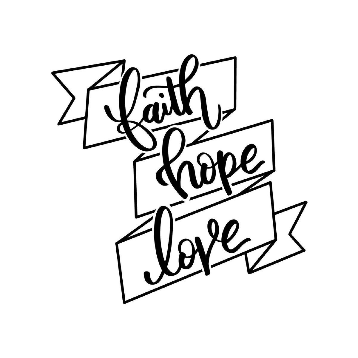 Faith Hope Love 1st Corinthians 13 13 Svg Font Market